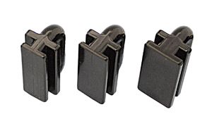 ALLEN mast sliders with H-profile composite 15mm black 10pcs. 1 ALLEN mast sliders with H-profile composite 15mm black 10pcs.