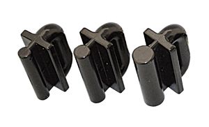 ALLEN Mast Slider with Round Profile Composite 11.5mm Black 10pcs.