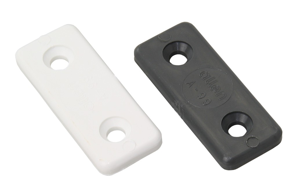 ALLEN Foot Strap Plate Nylon 47mm White 10pcs. 1 ALLEN Foot Strap Plate Nylon 47mm White 10pcs.