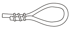 Stainless steel clamp for 10mm rope, 10 pieces. 1 Stainless steel clamp for 10mm rope, 10 pieces.