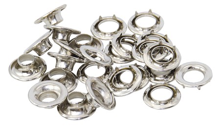 STIMPSON Toothed Eyelet MsNi Size 0, Eye 8.8mm 144pcs. 1 STIMPSON Toothed Eyelet MsNi Size 0, Eye 8.8mm 144pcs.