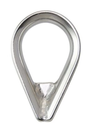 Thimble with welded bridge A4 10mm