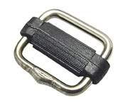 Belt buckle with movable bar A4/Nylon for 25mm webbing, 10 pcs. 1 Belt buckle with movable bar A4/Nylon for 25mm webbing, 10 pcs.