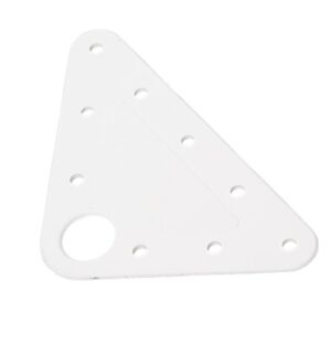 Headboard Nylon 98x113mm white