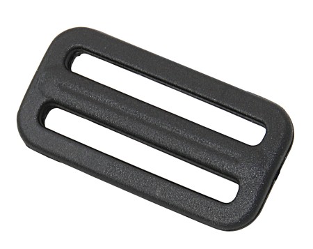 Nylon belt buckle for 50mm belt, black 1 Nylon belt buckle for 50mm belt, black