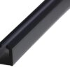Sprayhood box keder rail black 5m