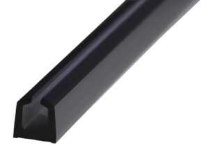 Sprayhood box keder rail black 5m