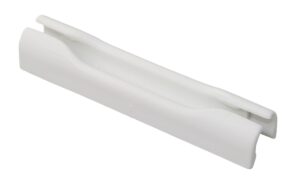 Connector with threader, ABS white, for keder rail HD23501
