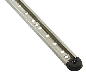 Black nylon end piece for convertible top rail HD2602, HD2604-4