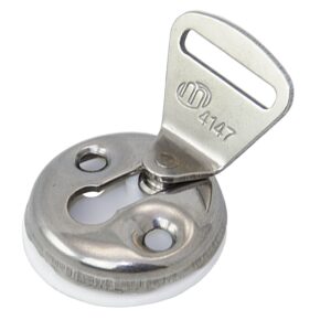 MAKEFAST quick-release webbing fastener with A4 base plate for 25mm webbing, 2-piece set.