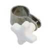 Pipe clamp with handle screw A4/Nylon for 22mm pipe, screw 6mm inch 2 hd614 1