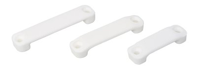 Nylon webbing bridge 48mm, for 30mm webbing, black, 100 pieces. 1 Nylon webbing bridge 48mm, for 30mm webbing, black, 100 pieces.