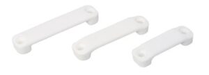 Belt bridge nylon 69mm, for belt 50mm white 10pcs.
