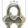 Wire rope clamp A4 6mm 10pcs.