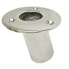 Built-in flagpole holder, angled MsCr 25mm 2 hk4045