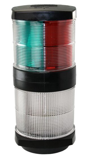 HELLA Position Light Series 2984 12V 25+10W Tri-color+Anchor, black