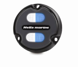 HELLA LED underwater light Apelo A1 Polymer 12/24V white/blue, grey SB-Pack