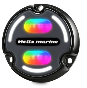 HELLA LED underwater light Apelo A2 Alu 12/24V RGB, grey SB-Pack