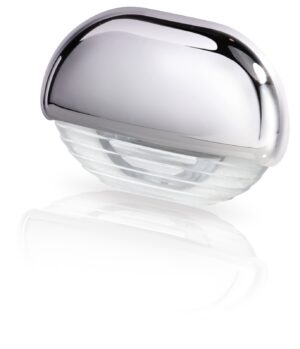 HELLA LED step light Easy Fit plastic/chrome 12/24V white light