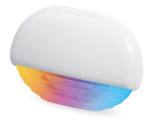 HELLA Apelo LED step light, white plastic, 12/24V RGB