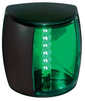 HELLA NaviLED Pro Acrylic Starboard Position Light, 2.5m Black