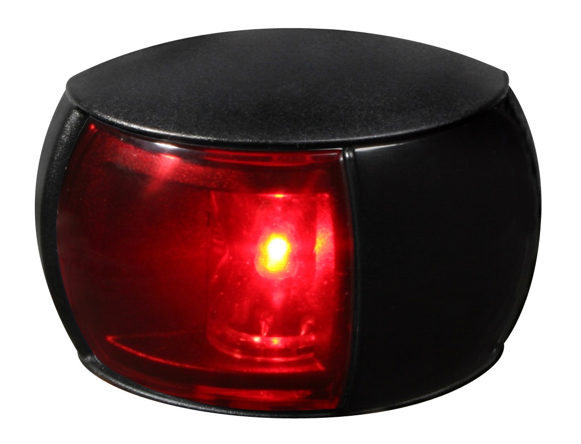 HELLA NaviLED Compact Port Side Position Light 2.5m Black 10pcs. 1 HELLA NaviLED Compact Port Side Position Light 2.5m Black 10pcs.