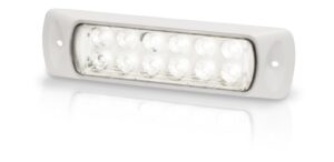 HELLA LED recessed deck spotlight Sea Hawk 12/24V 3W wide beam, white
