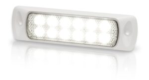 HELLA LED recessed deck spotlight Sea Hawk 12/24V 3W wide beam, white
