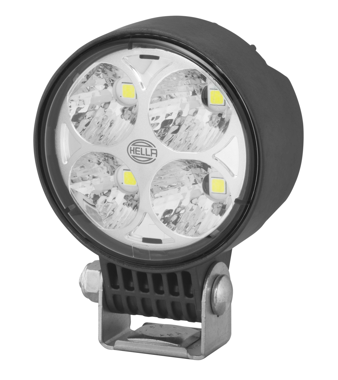 HELLA LED deck spotlight Module 70 S-Series 12/24V 17W wide beam, black 1 HELLA LED deck spotlight Module 70 S-Series 12/24V 17W wide beam, black