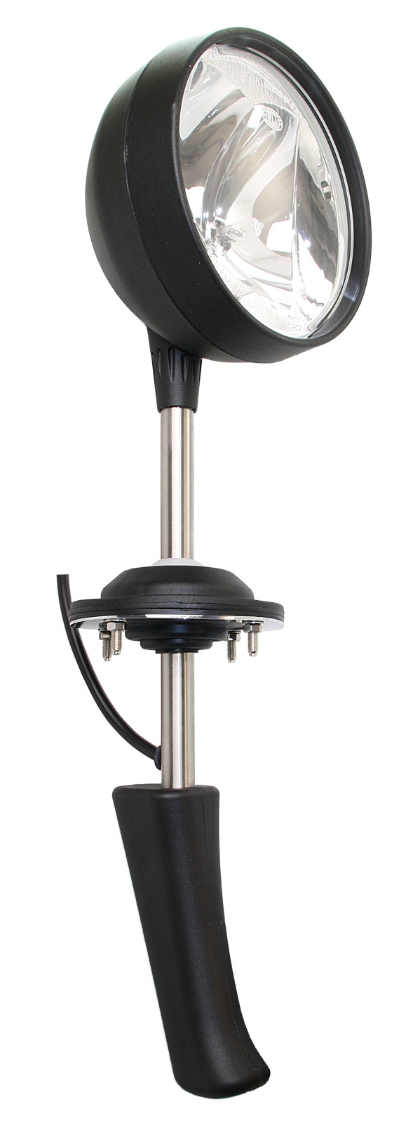 HELLA recessed searchlight with handle, 24V 140W, wide beam, black 1 HELLA recessed searchlight with handle, 24V 140W, wide beam, black