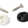PERFIX base with metal screw, plastic/A4 black, 100 pieces.