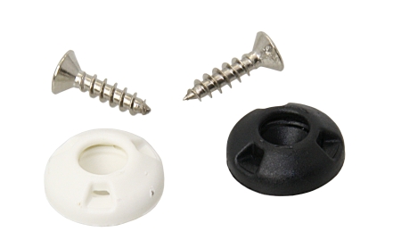 PERFIX base with metal screw, plastic/A4 black, 100 pieces. 1 PERFIX base with metal screw, plastic/A4 black, 100 pieces.