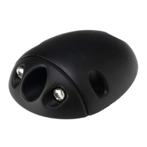 INDEX MARINE Double Cable Feedthrough SE PA for 2 cables 3-6mm, black