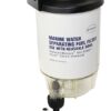 Fuel filter with aluminum head, 3/8" NPT thread, 10 micron, for Mercury 2 ip14573p