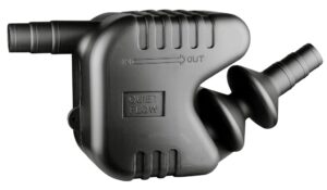 Silencer with plastic water collector for 55/60/65mm hose, 20L