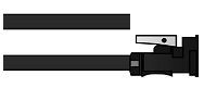 Fuel hose with primer bulb, 2m, with quick-release coupling for Yamaha 1 Fuel hose with primer bulb, 2m, with quick-release coupling for Yamaha
