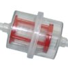 Inline diesel filter, plastic, for 6/8mm hose and 2.0-3.5L engine.