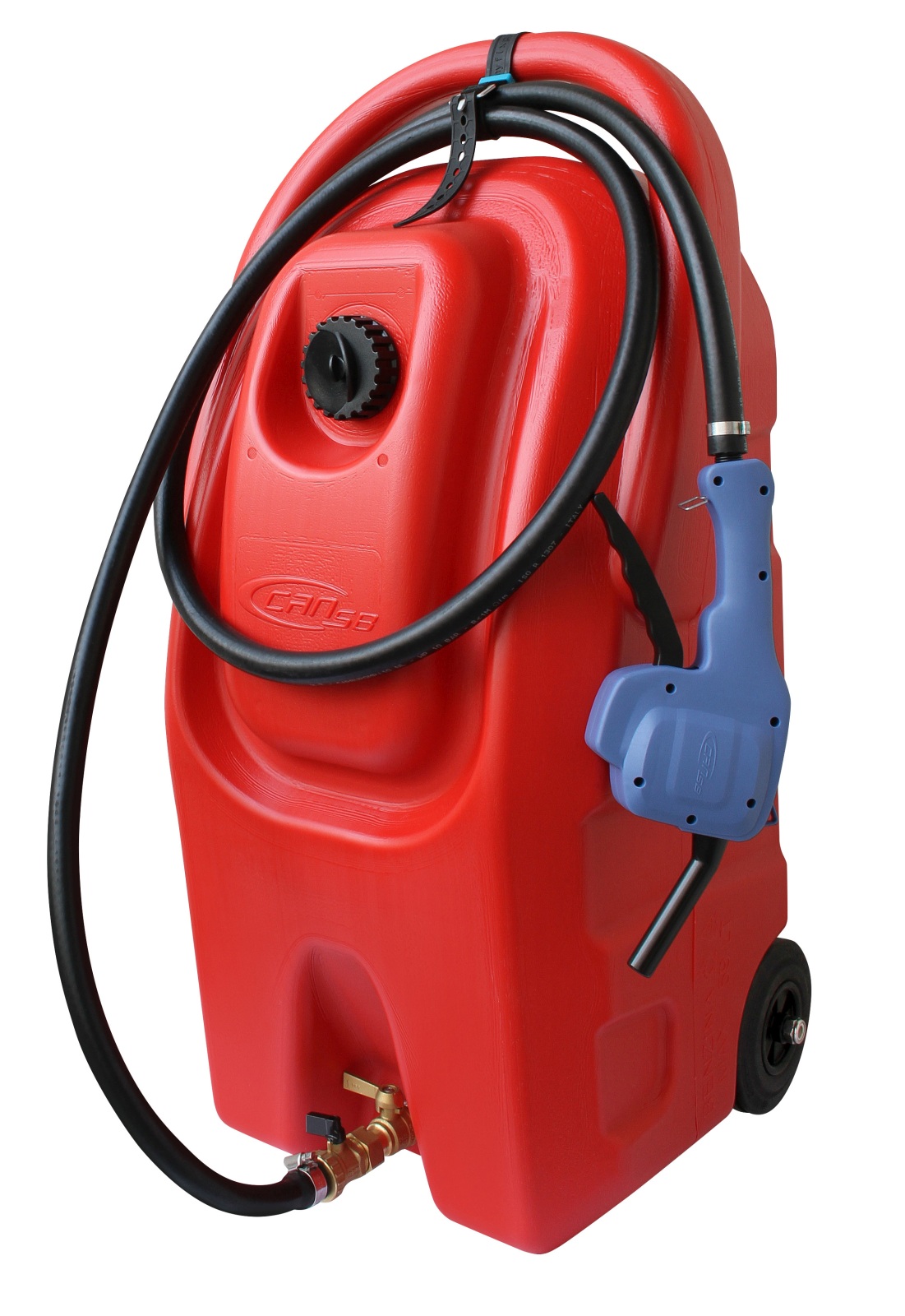 Fuel tank for Caddy, HDPE 390x390x900mm, 59L including 3m hose and hand pump 1 Fuel tank for Caddy, HDPE 390x390x900mm, 59L including 3m hose and hand pump