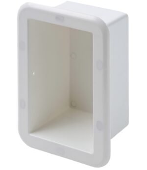 Wall-mounted box/swallow's nest, plastic, 180x110x100mm, white