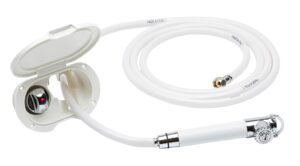 Built-in single-lever mixer with shower head, extendable 3m