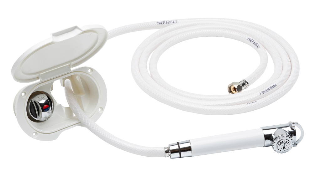 Built-in single-lever mixer with shower head, extendable 3m 1 Built-in single-lever mixer with shower head, extendable 3m