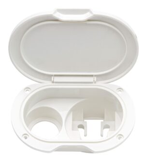 Plastic recessed housing for single-lever mixer ITNI2498 and shower head