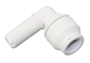 JOHN GUEST Speedfit 15 Angle 90° with Sleeves White 10pcs.