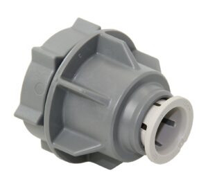 JOHN GUEST Speedfit 15 Water Tank Connector, Dark Grey