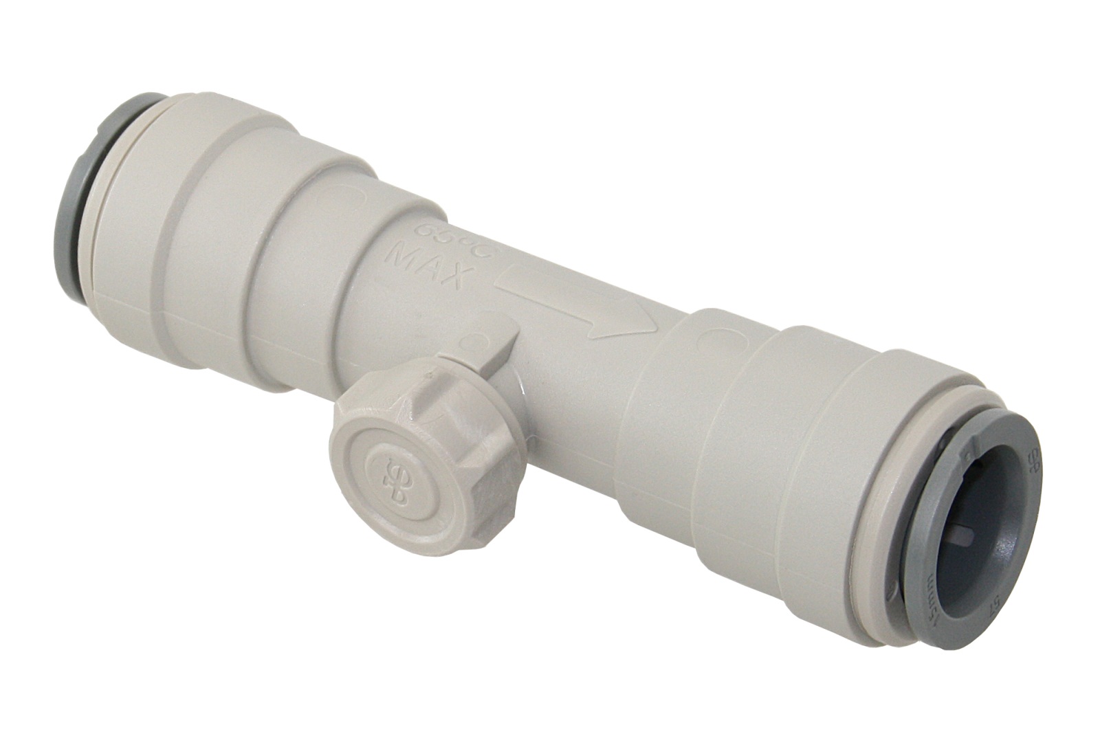 JOHN GUEST Speedfit 15 Double Check Valve, light grey 1 JOHN GUEST Speedfit 15 Double Check Valve, light grey