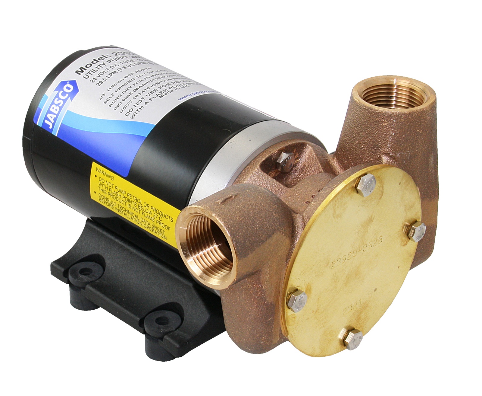 JABSCO pump Utility Puppy 2000 Bronze 24V 30L/min 3/4' Nitrile 1 JABSCO pump Utility Puppy 2000 Bronze 24V 30L/min 3/4' Nitrile