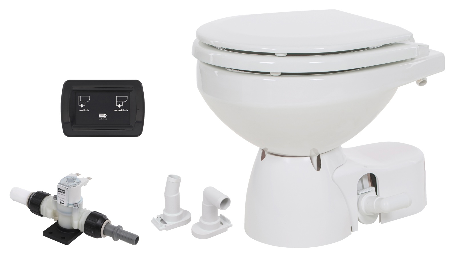 JABSCO Toilet Quiet Flush E2 small bowl 12V solenoid valve HS 1 JABSCO Toilet Quiet Flush E2 small bowl 12V solenoid valve HS