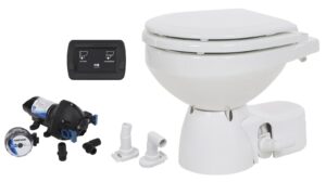 JABSCO Toilet Quiet Flush E2 small bowl 24V flush pump HS