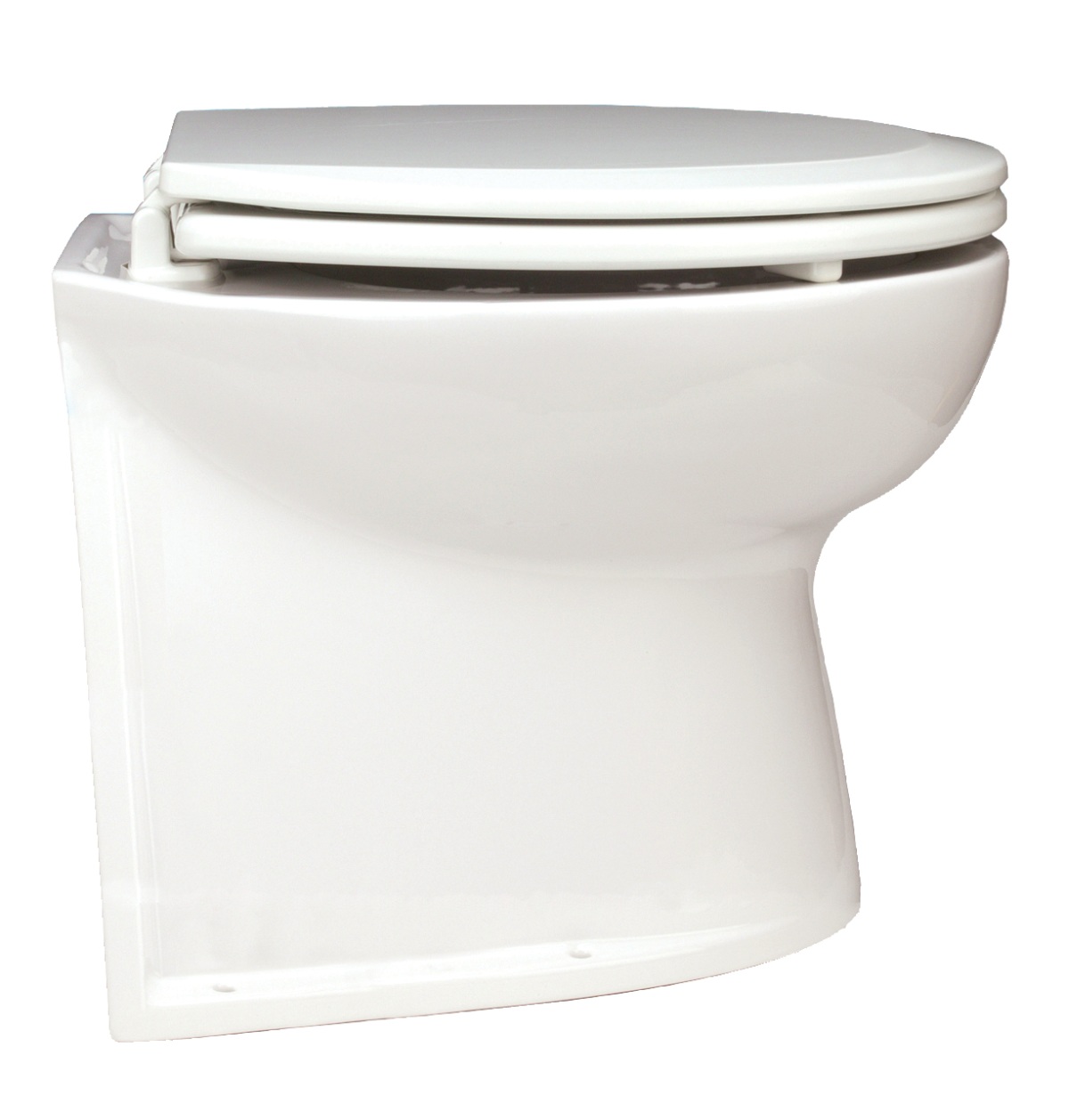 JABSCO Deluxe Flush Toilet with Flush Pump 12V 14" Straight, Soft-Close 1 JABSCO Deluxe Flush Toilet with Flush Pump 12V 14" Straight, Soft-Close