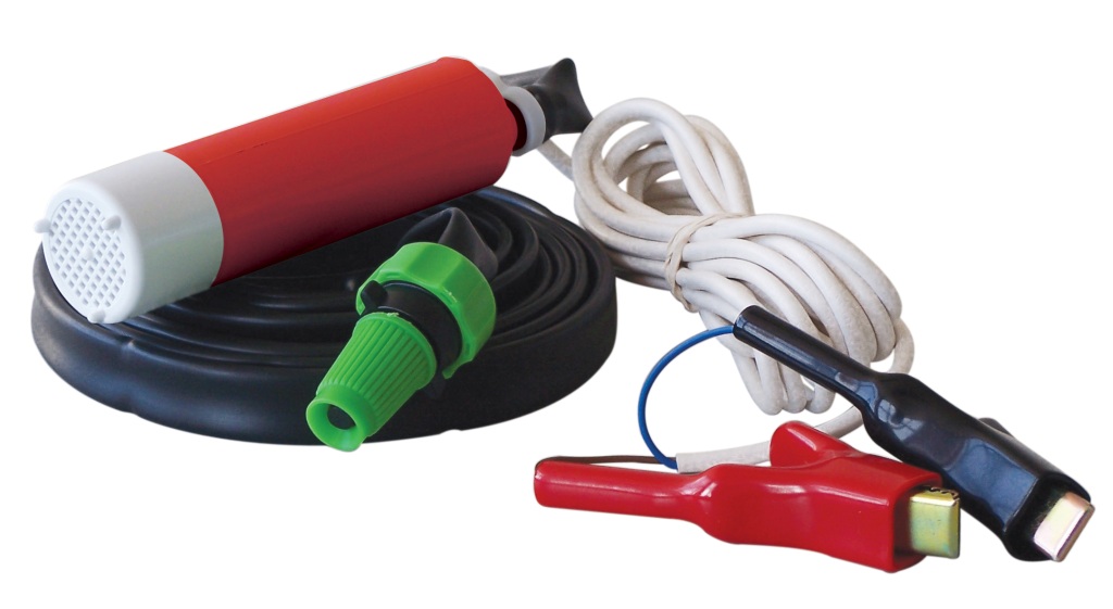 RULE Slimline iL280 PK 12V pump with battery cable, hose, nozzle 1 RULE Slimline iL280 PK 12V pump with battery cable, hose, nozzle